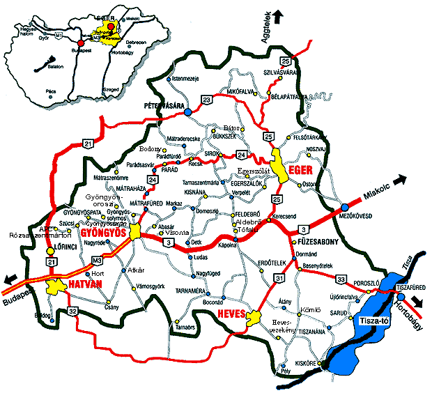 heves térkép Heves Megyei Önkormányzat heves térkép
